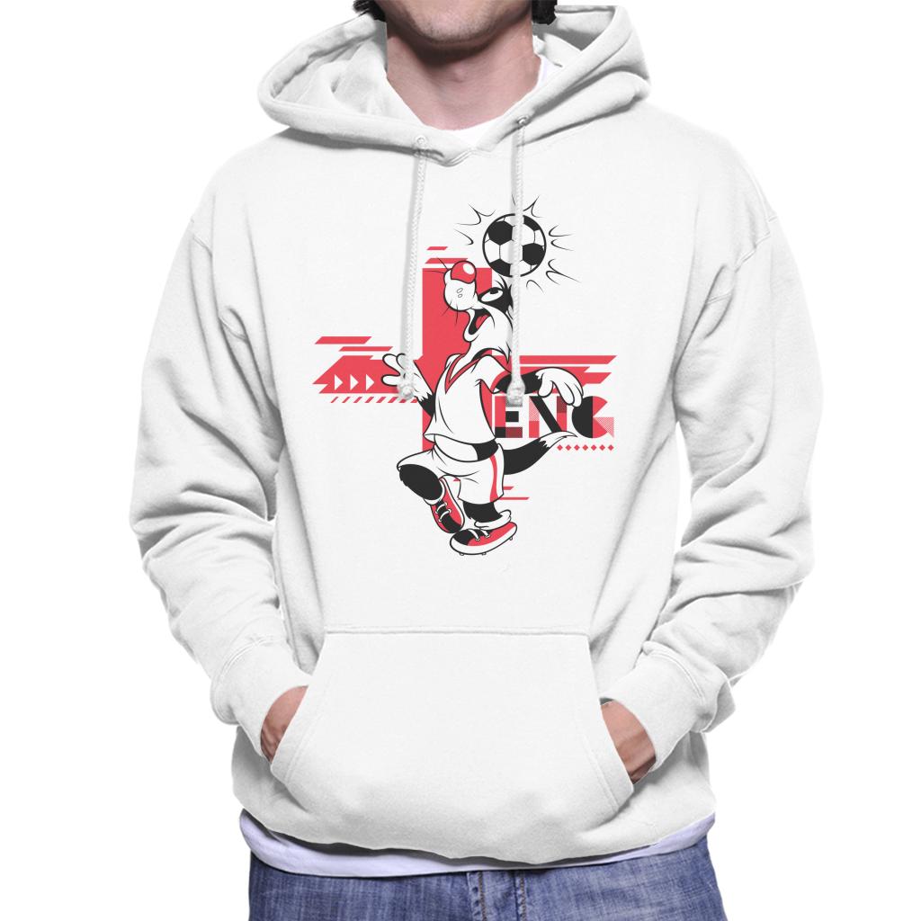 Looney Tunes Football Sylvester Skills Men's Hooded Sweatshirt-ALL + EVERY