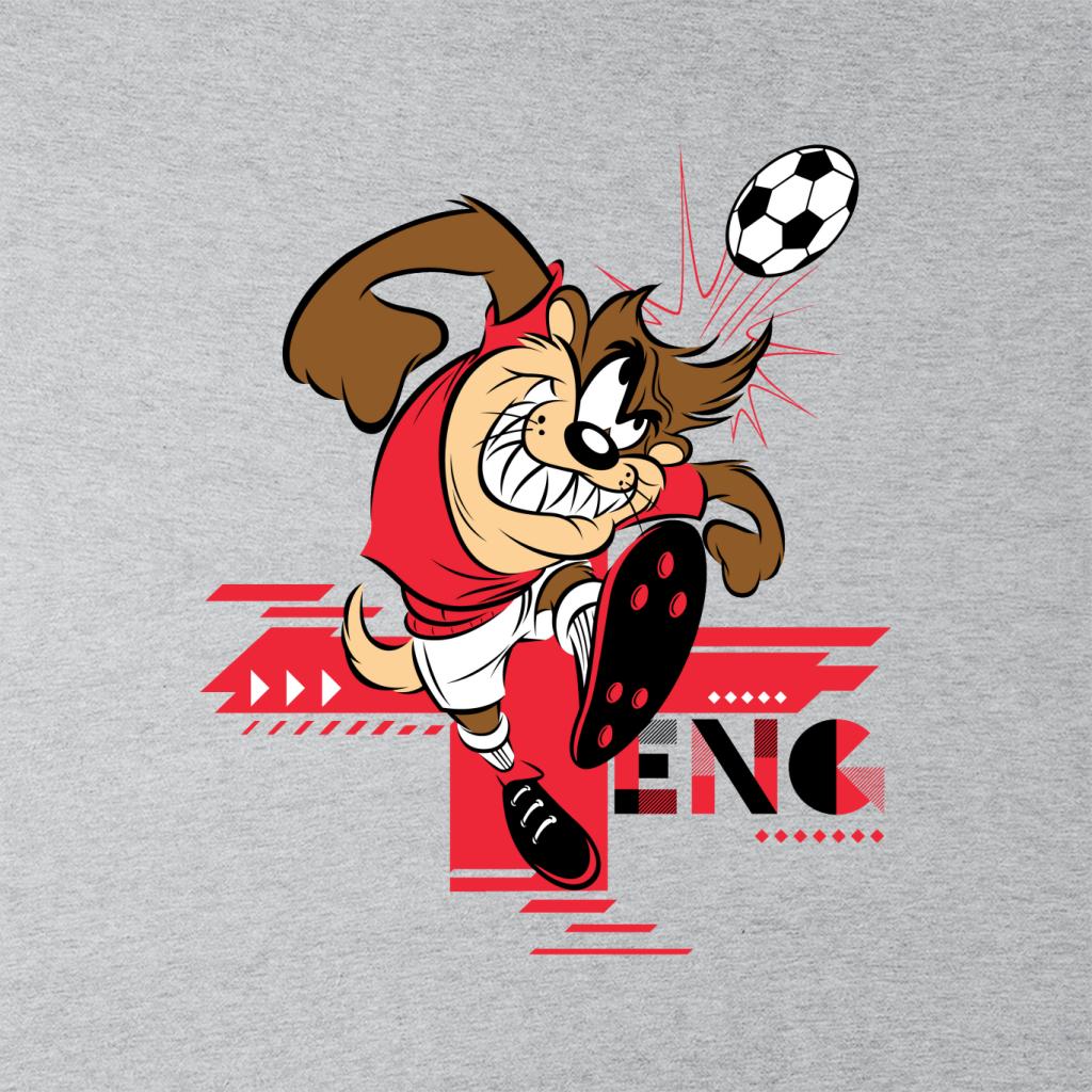 Looney Tunes Football Taz For England Header Men's T-Shirt-ALL + EVERY