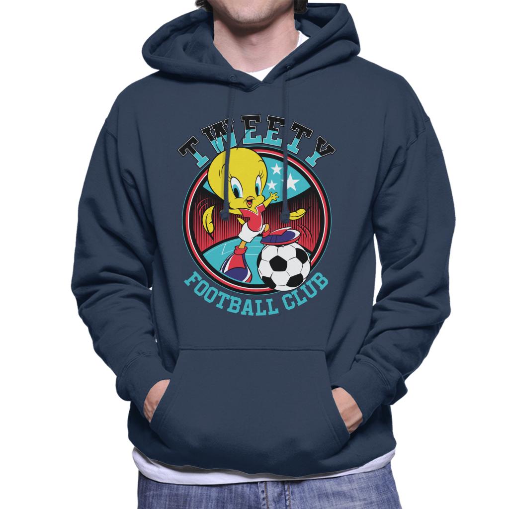 Looney Tunes Football Tweety FC Men's Hooded Sweatshirt-ALL + EVERY