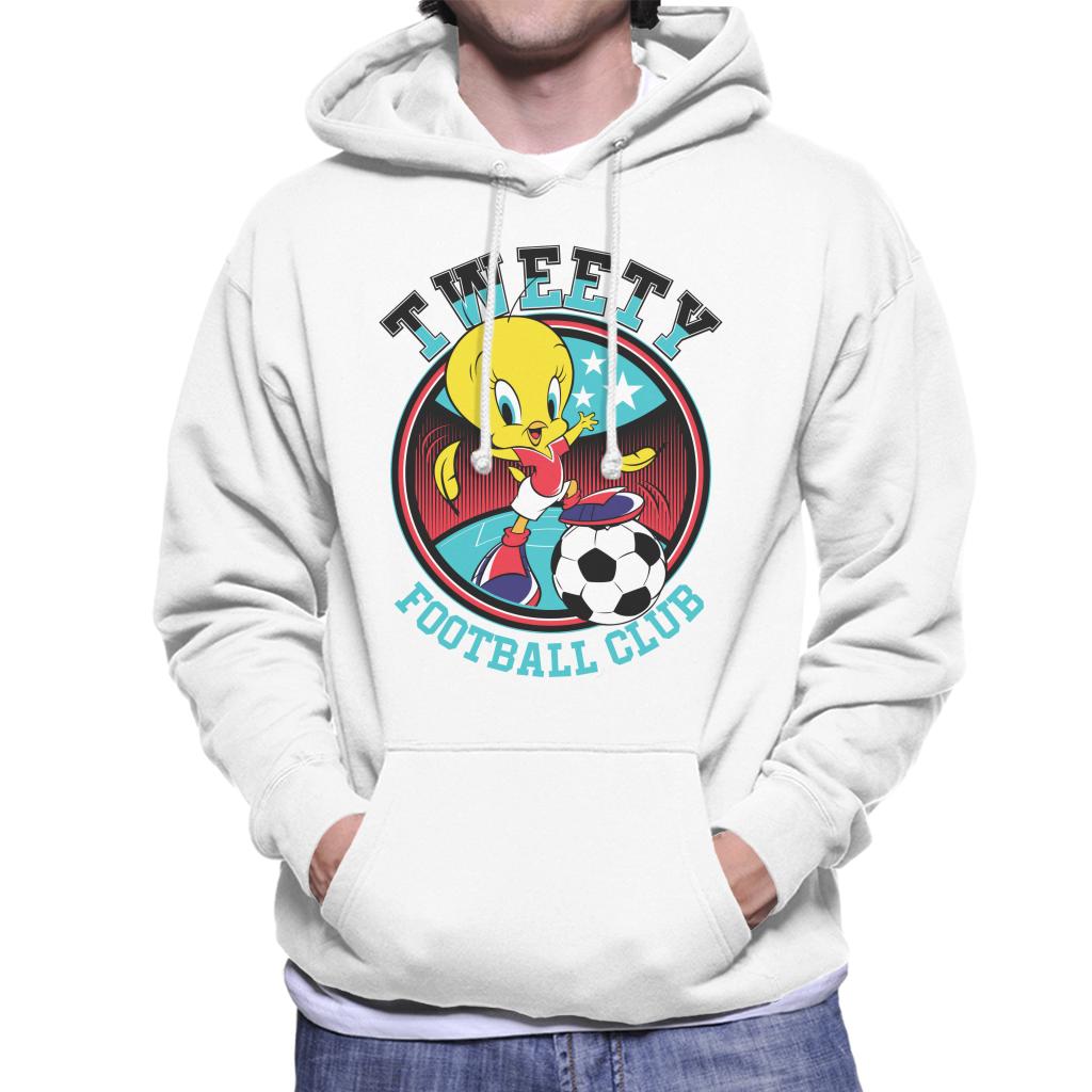 Looney Tunes Football Tweety FC Men's Hooded Sweatshirt-ALL + EVERY