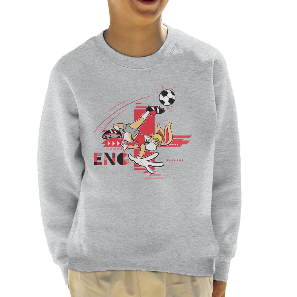 Looney Tunes Football Lola Bunny For England Kid's Sweatshirt-ALL + EVERY