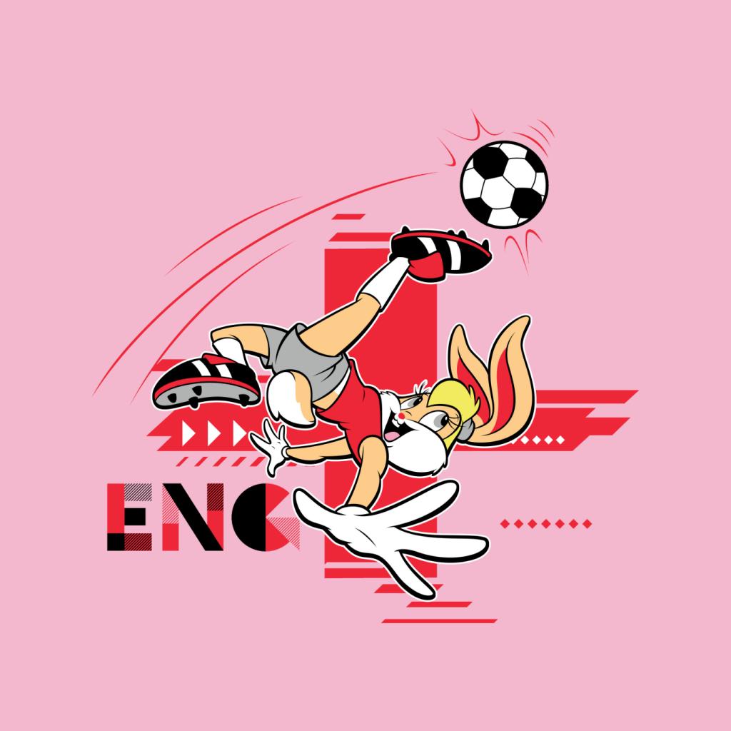 Looney Tunes Football Lola Bunny For England Kid's T-Shirt-ALL + EVERY