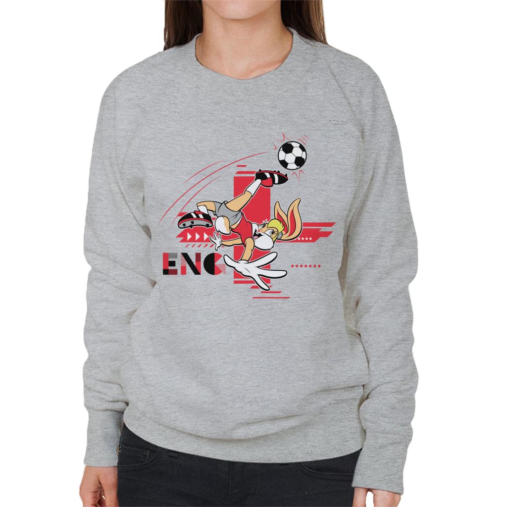 Looney Tunes Football Lola Bunny For England Women's Sweatshirt-ALL + EVERY
