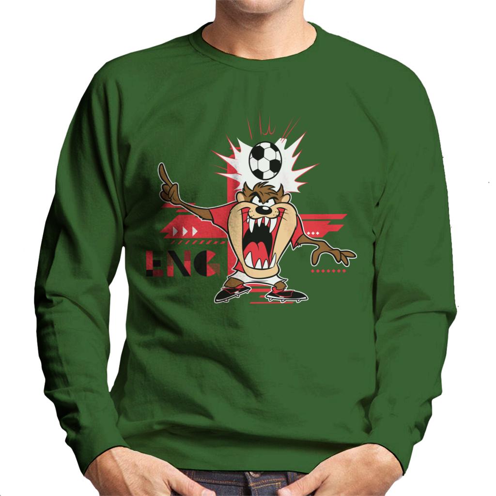 Looney Tunes Football Taz For England Men's Sweatshirt-ALL + EVERY