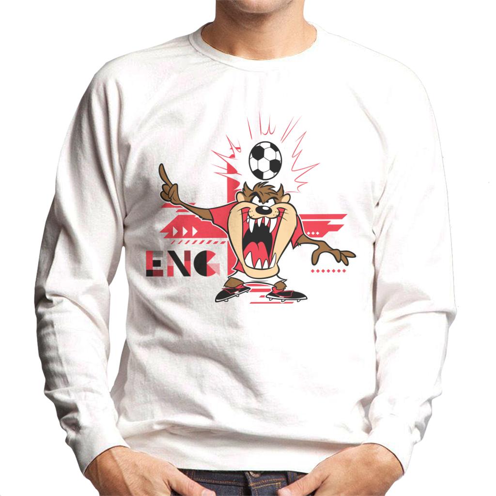 Looney Tunes Football Taz For England Men's Sweatshirt-ALL + EVERY