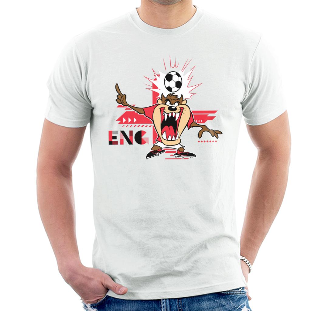 Looney Tunes Football Taz For England Men's T-Shirt-ALL + EVERY