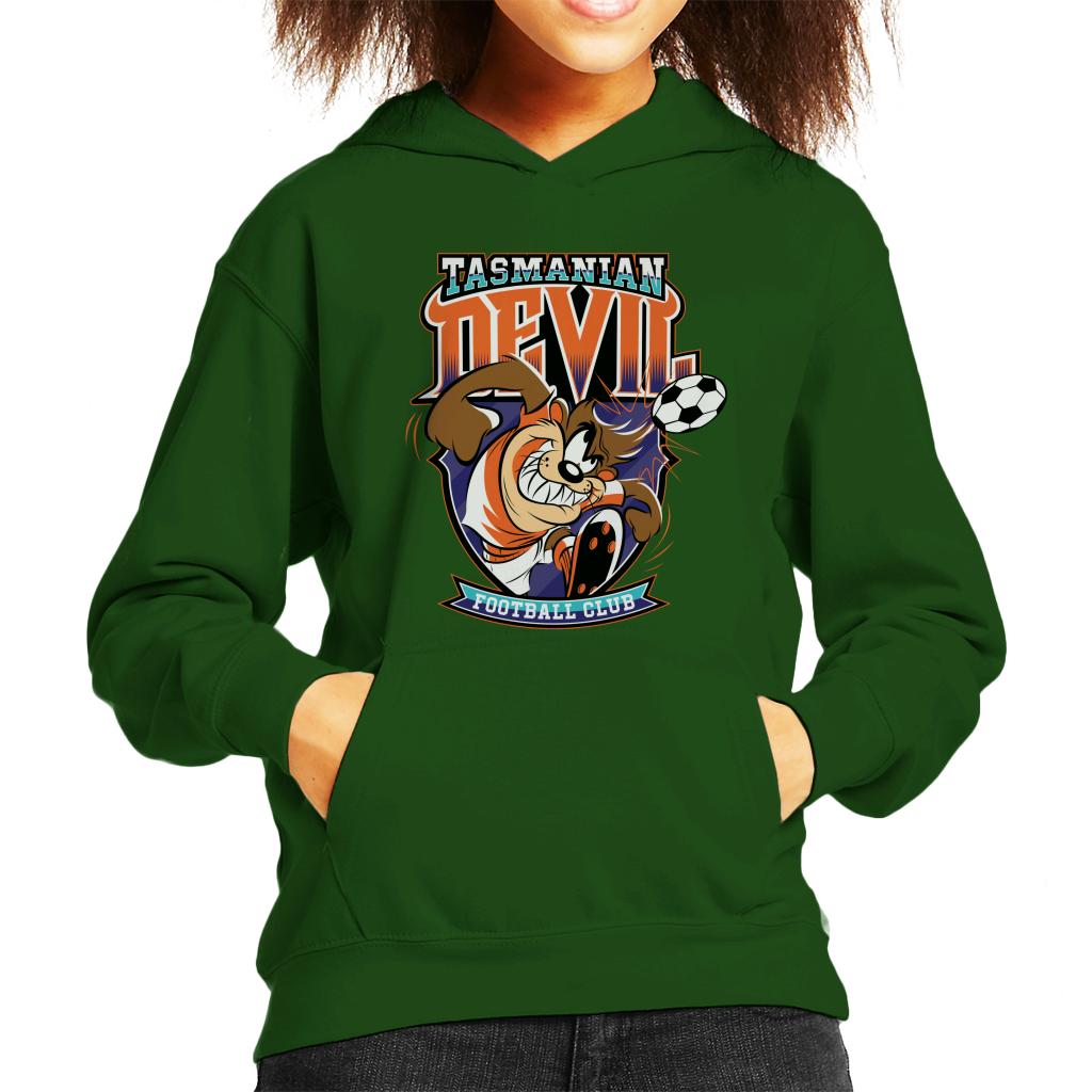 Looney Tunes Football Taz FC Kid's Hooded Sweatshirt-ALL + EVERY