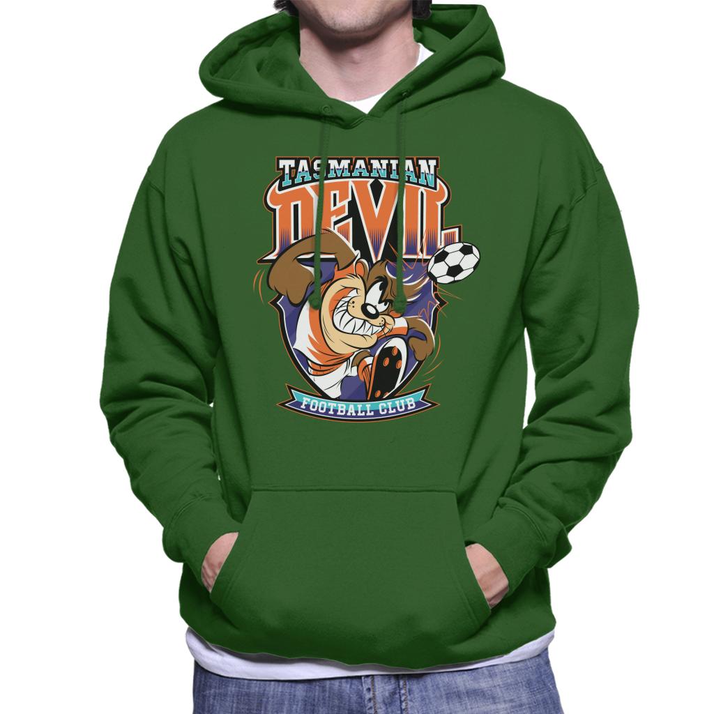 Looney Tunes Football Taz FC Men's Hooded Sweatshirt-ALL + EVERY