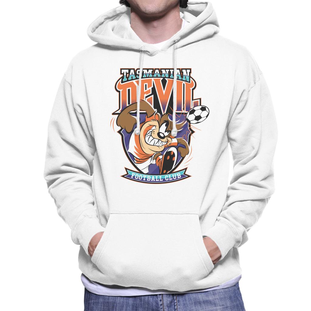 Looney Tunes Football Taz FC Men's Hooded Sweatshirt-ALL + EVERY