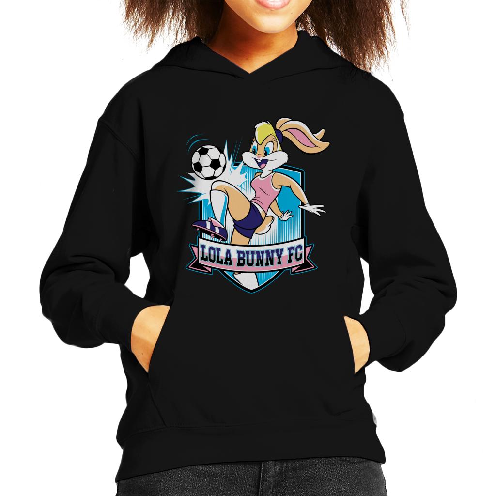 Looney Tunes Football Lola Bunny FC Kid's Hooded Sweatshirt-ALL + EVERY