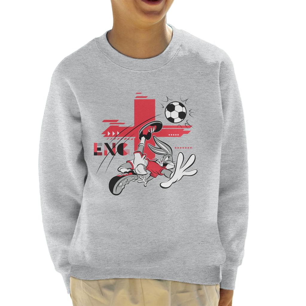 Looney Tunes Football Bugs Bunny For England Kid's Sweatshirt-ALL + EVERY