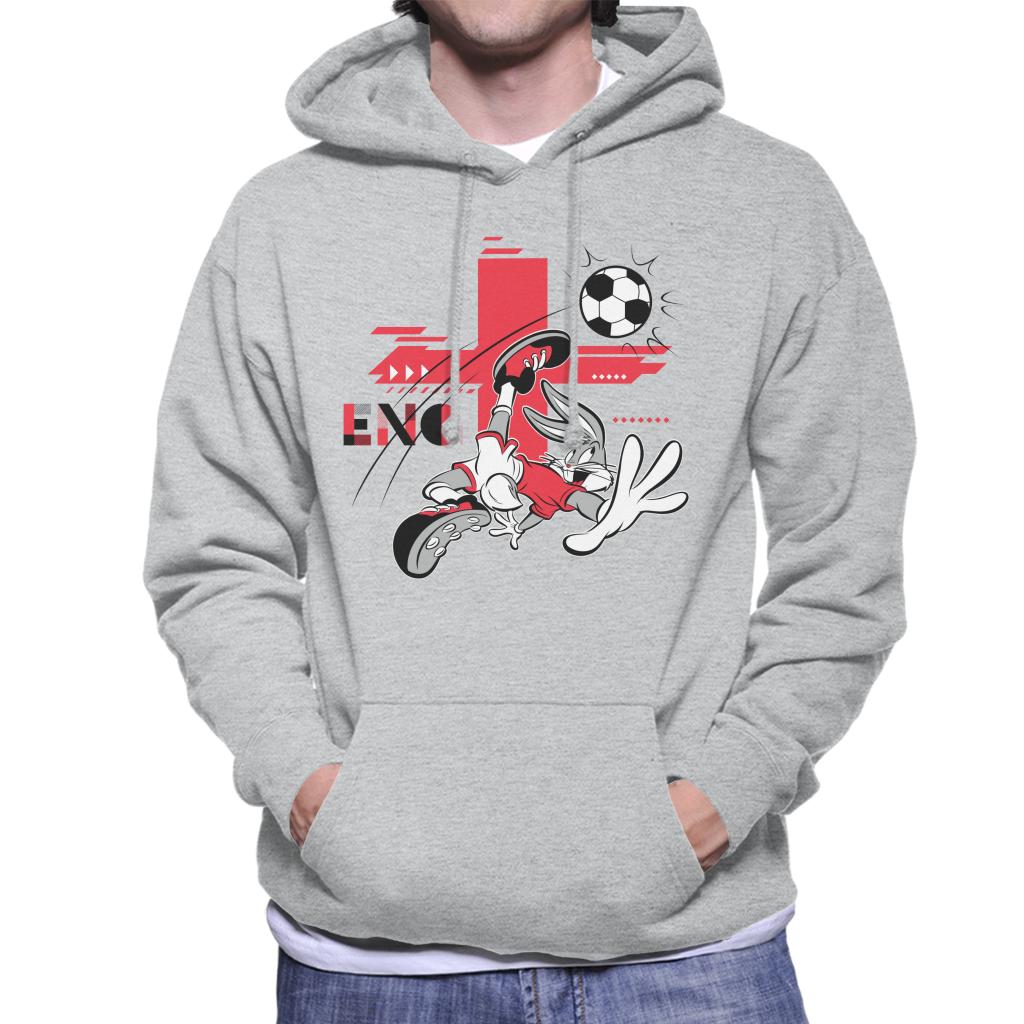 Looney Tunes Football Bugs Bunny For England Men's Hooded Sweatshirt-ALL + EVERY