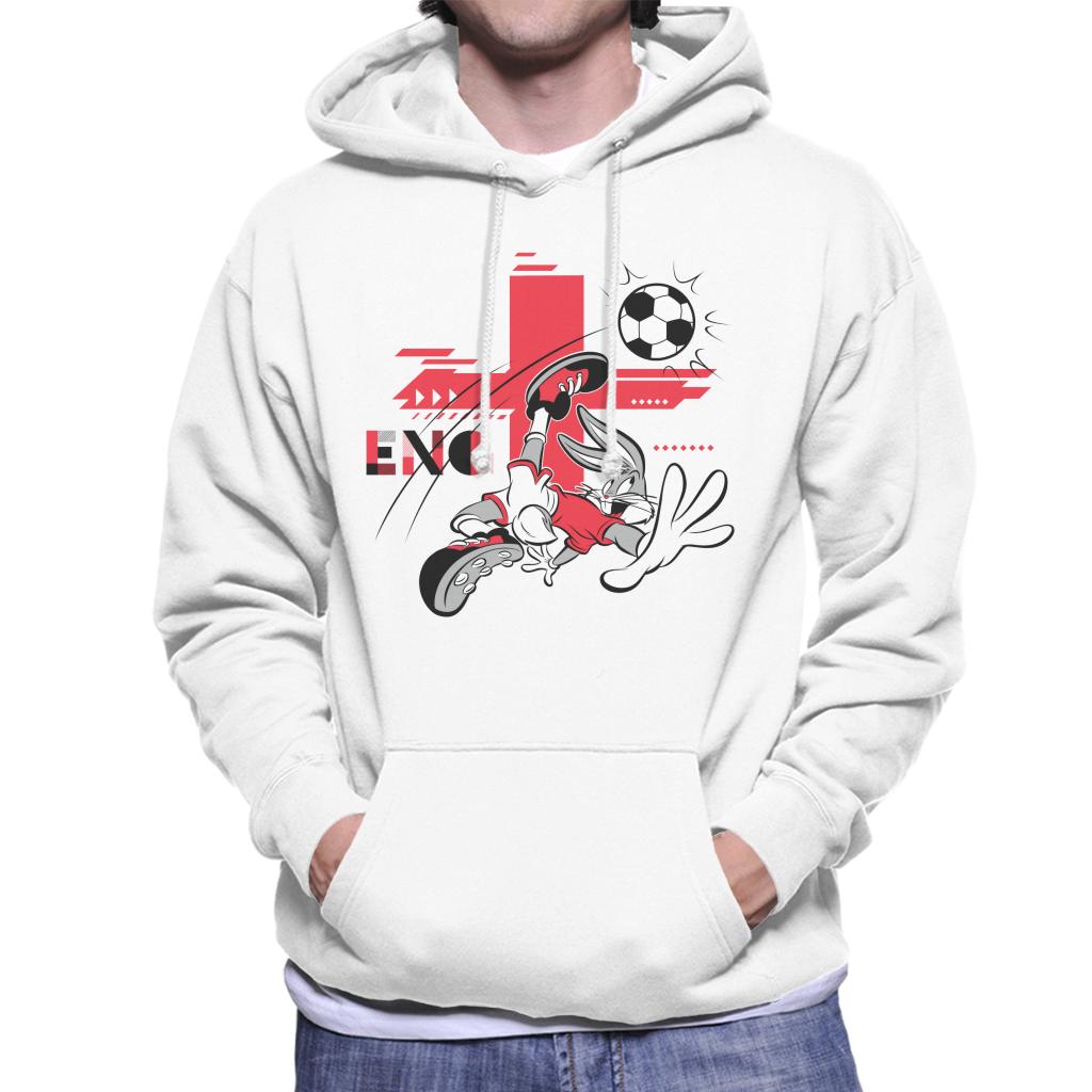 Looney Tunes Football Bugs Bunny For England Men's Hooded Sweatshirt-ALL + EVERY