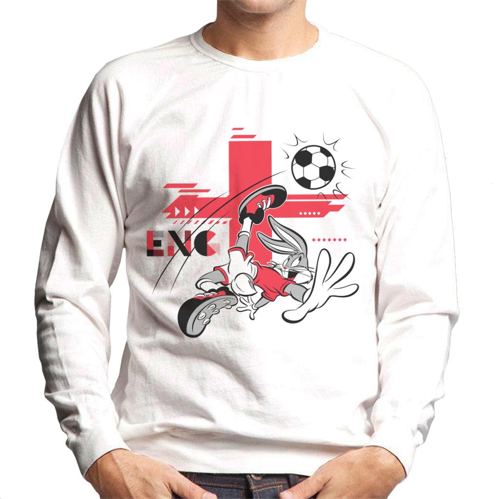 Looney Tunes Football Bugs Bunny For England Men's Sweatshirt-ALL + EVERY