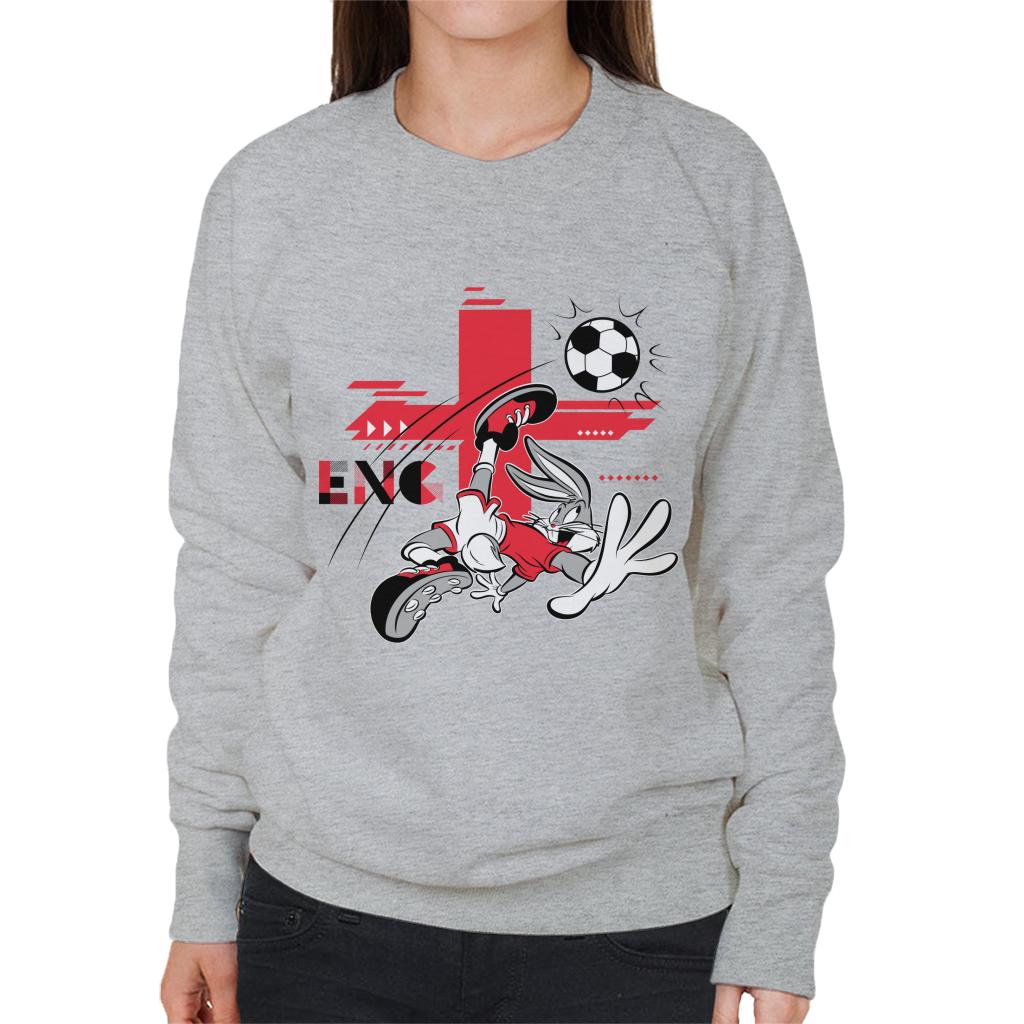 Looney Tunes Football Bugs Bunny For England Women's Sweatshirt-ALL + EVERY