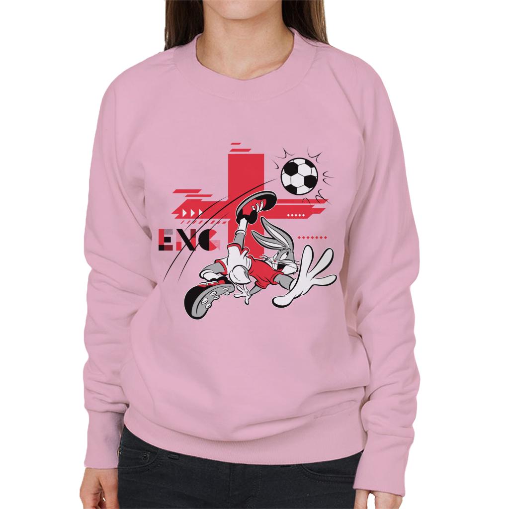 Looney Tunes Football Bugs Bunny For England Women's Sweatshirt-ALL + EVERY