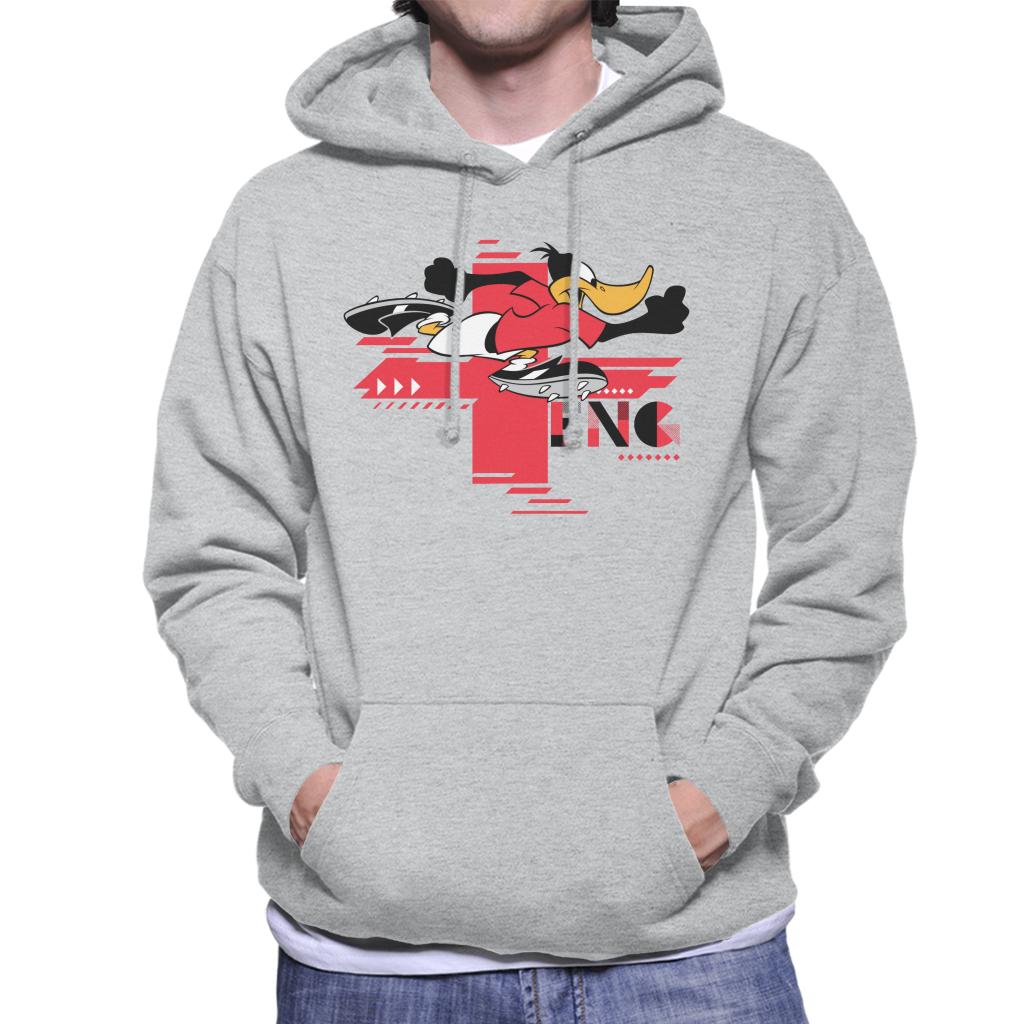 Looney Tunes Football Daffy Duck For England Men's Hooded Sweatshirt-ALL + EVERY