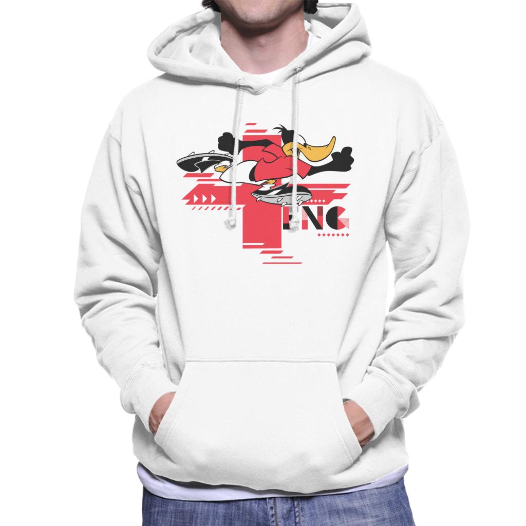 Looney Tunes Football Daffy Duck For England Men's Hooded Sweatshirt-ALL + EVERY