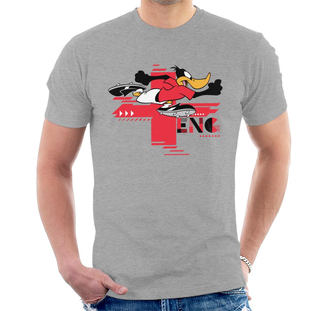 Looney Tunes Football Daffy Duck For England Men's T-Shirt-ALL + EVERY