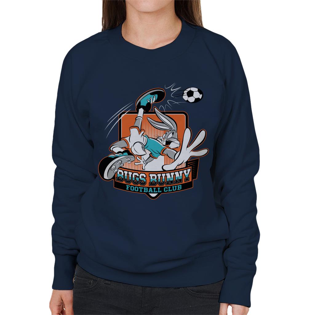 Looney Tunes Football Bugs Bunny FC Women's Sweatshirt-ALL + EVERY
