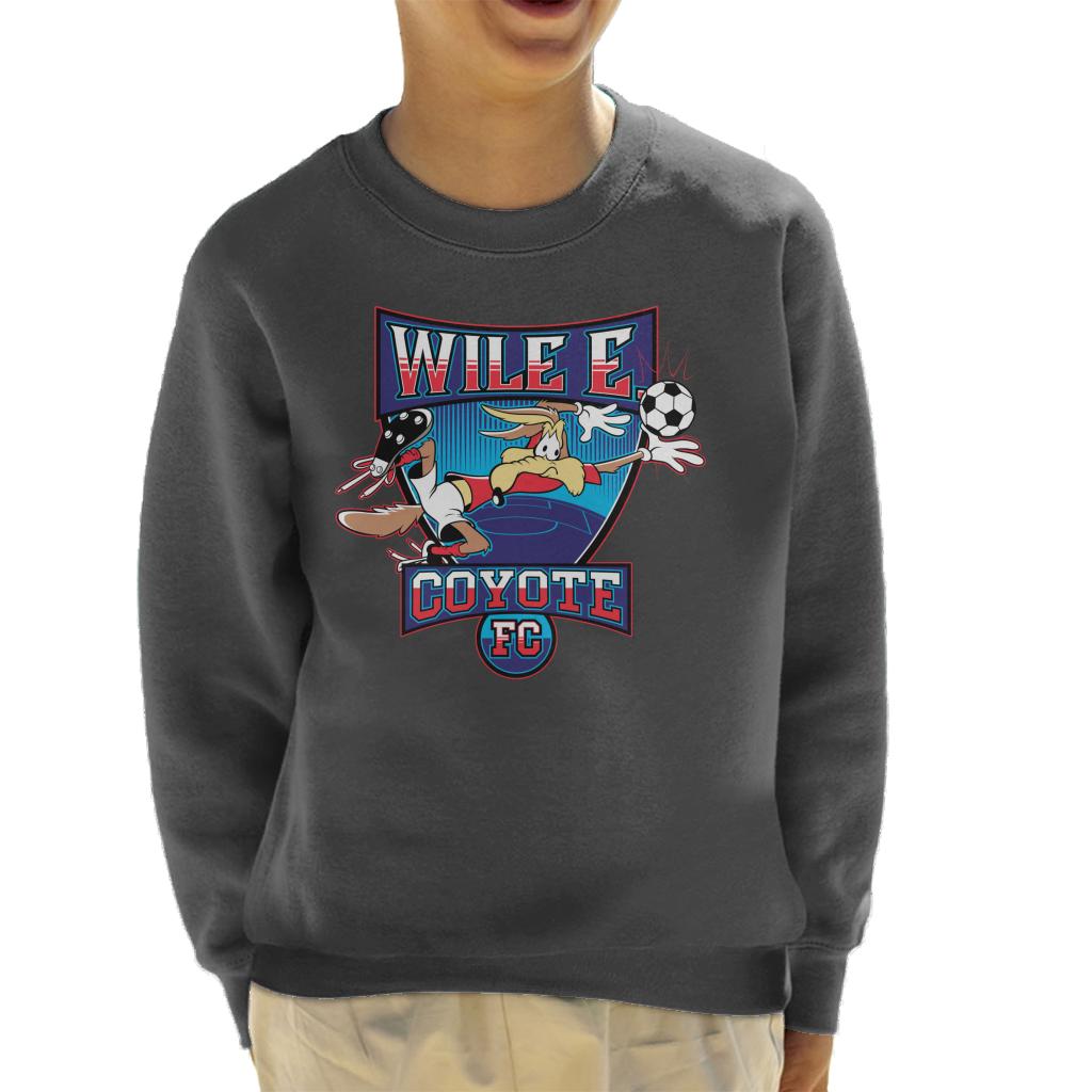 Looney Tunes Football Wile E Coyote FC Kid's Sweatshirt-ALL + EVERY