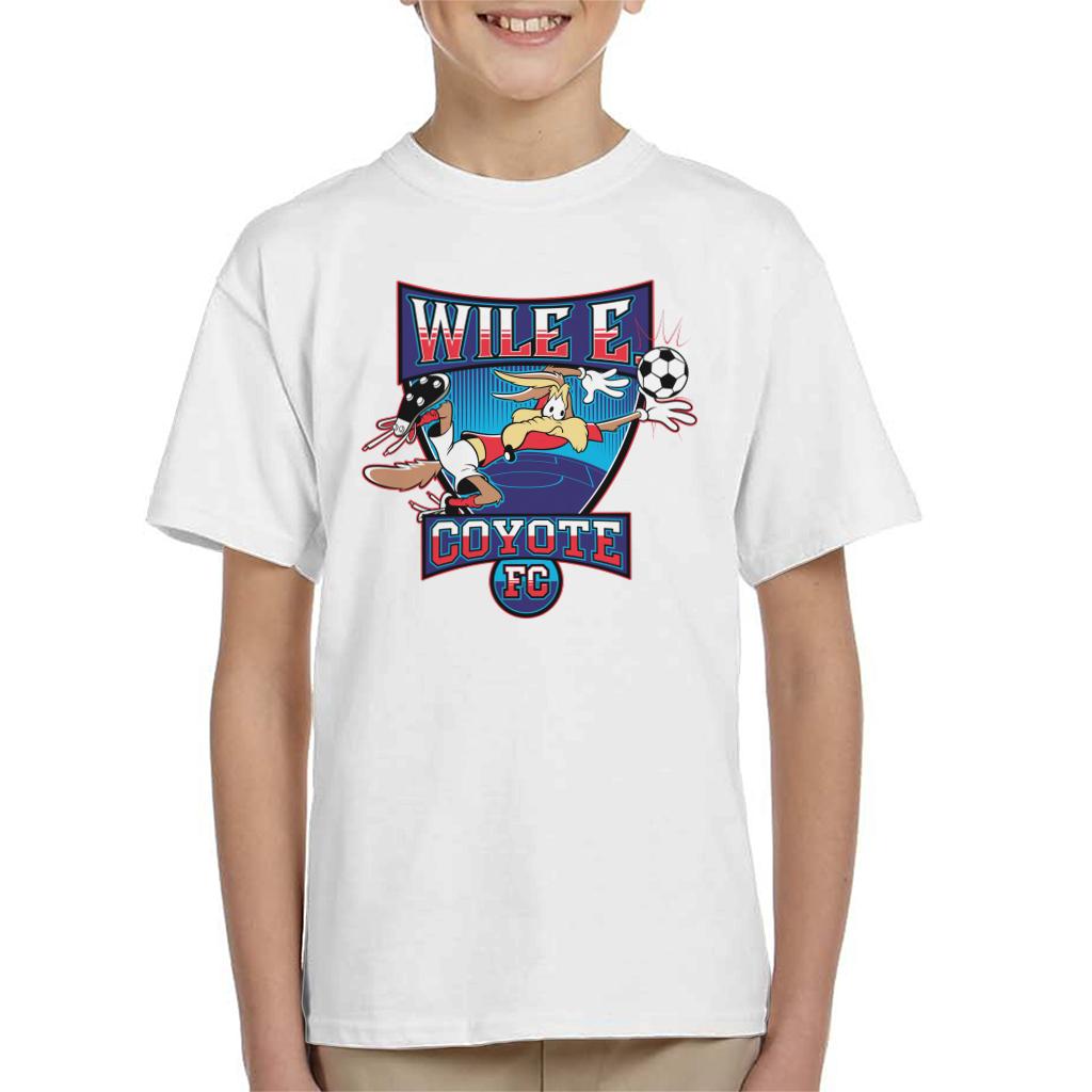 Looney Tunes Football Wile E Coyote FC Kid's T-Shirt-ALL + EVERY