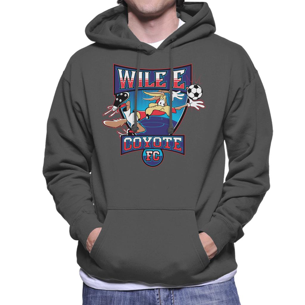 Looney Tunes Football Wile E Coyote FC Men's Hooded Sweatshirt-ALL + EVERY