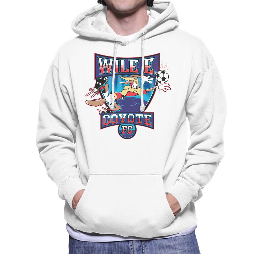 Looney Tunes Football Wile E Coyote FC Men's Hooded Sweatshirt-ALL + EVERY