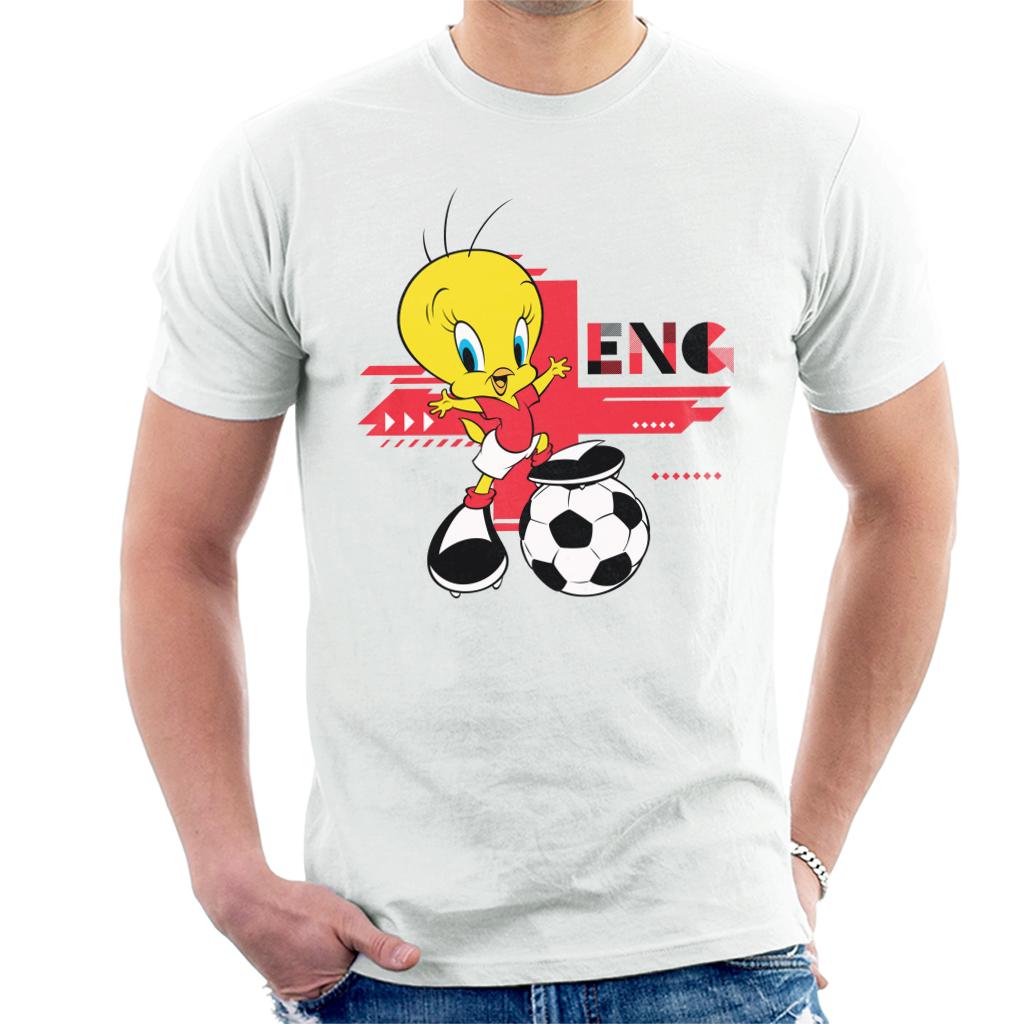 Looney Tunes Football Tweety Pie For England Men's T-Shirt-ALL + EVERY