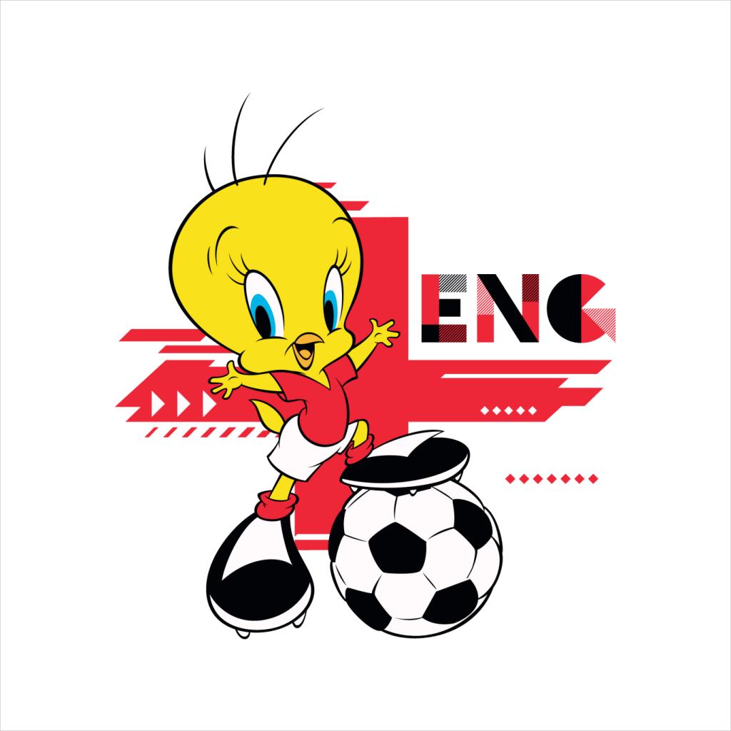 Looney Tunes Football Tweety Pie For England Kid's T-Shirt-ALL + EVERY