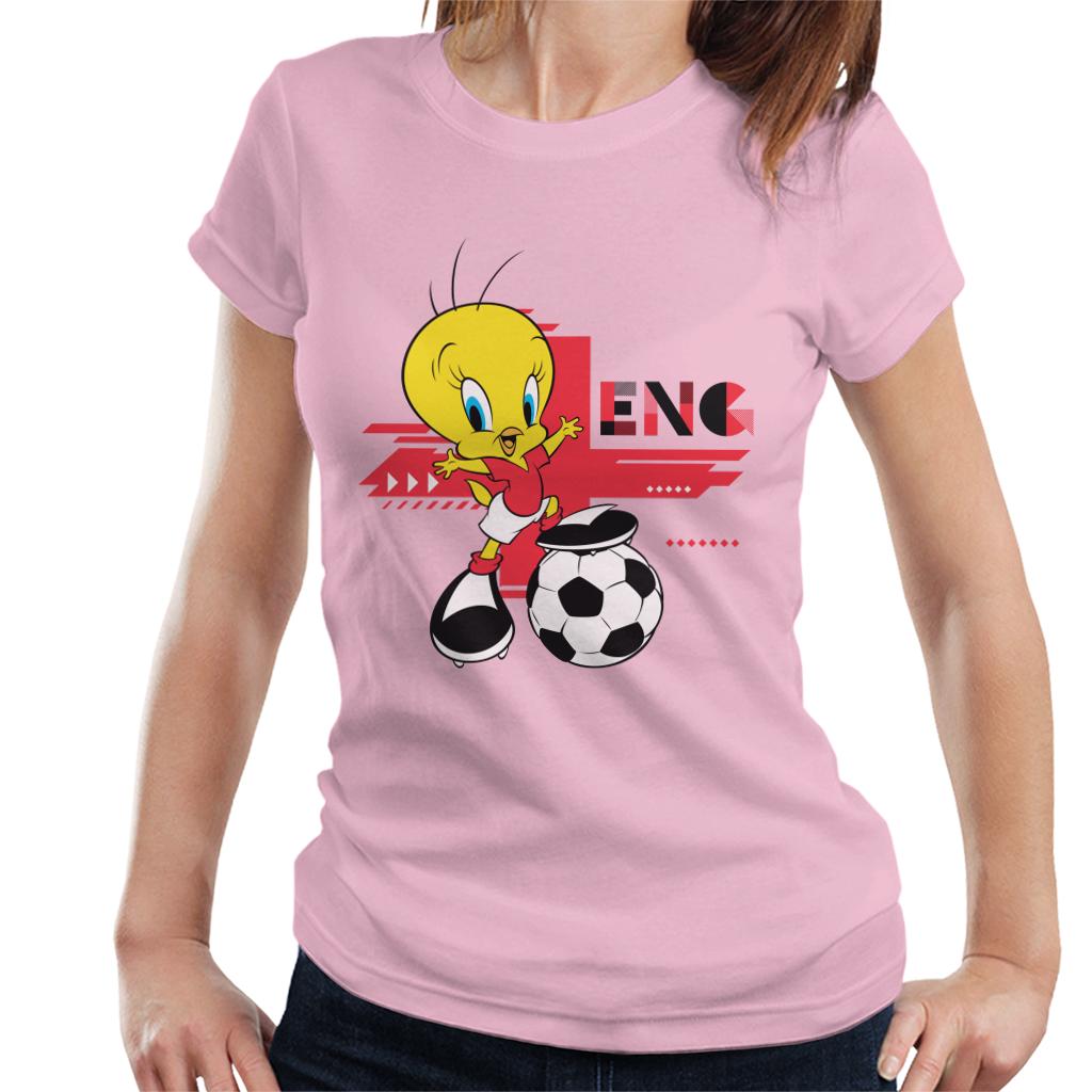 Looney Tunes Football Tweety Pie For England Women's T-Shirt-ALL + EVERY