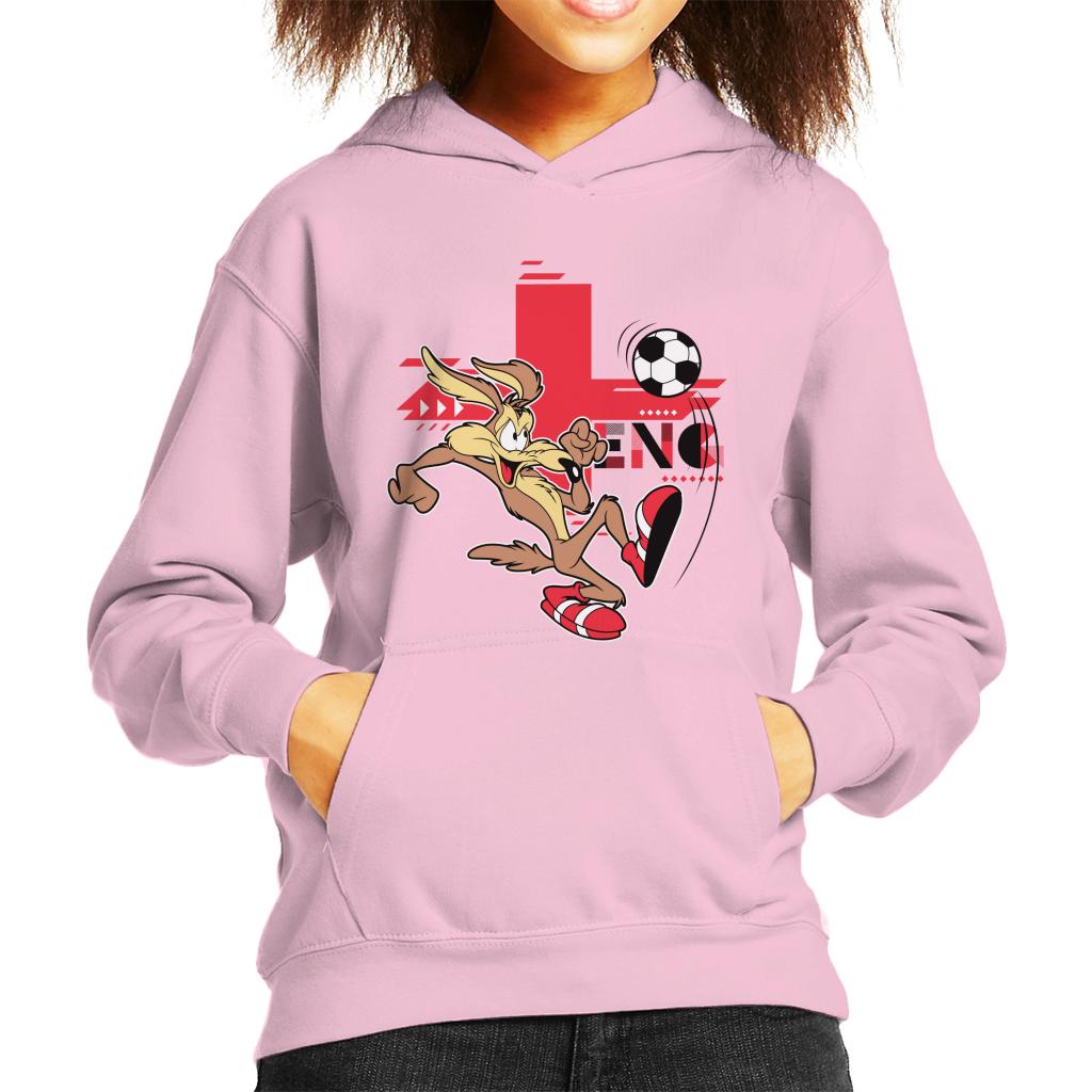 Looney Tunes Football Wile E Coyote Skills Kid's Hooded Sweatshirt-ALL + EVERY