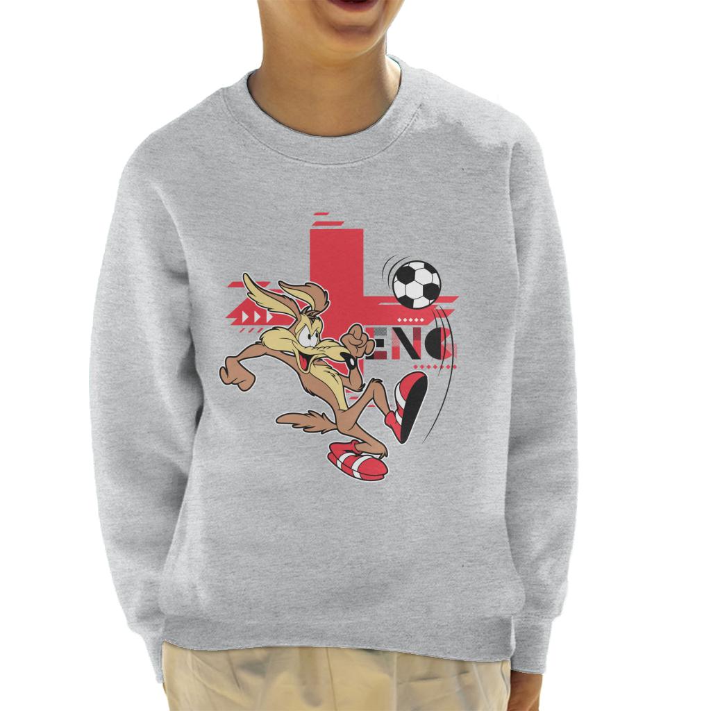 Looney Tunes Football Wile E Coyote Skills Kid's Sweatshirt-ALL + EVERY