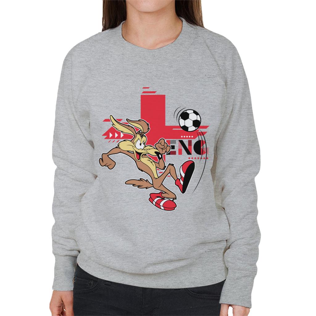 Looney Tunes Football Wile E Coyote Skills Women's Sweatshirt-ALL + EVERY