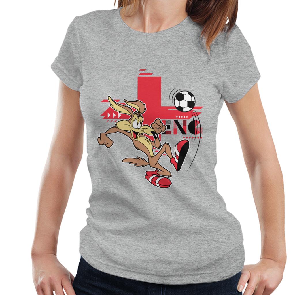 Looney Tunes Football Wile E Coyote Skills Women's T-Shirt-ALL + EVERY