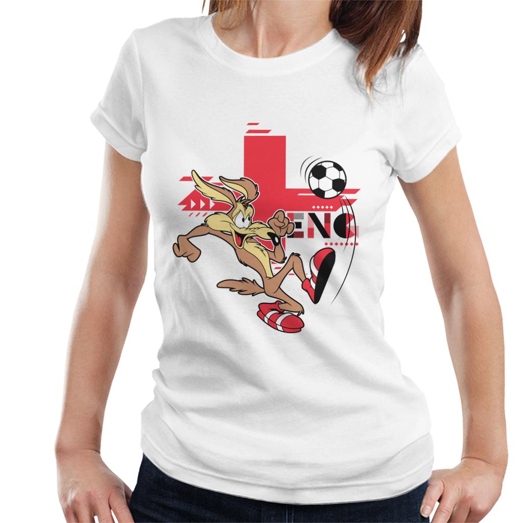 Looney Tunes Football Wile E Coyote Skills Women's T-Shirt-ALL + EVERY