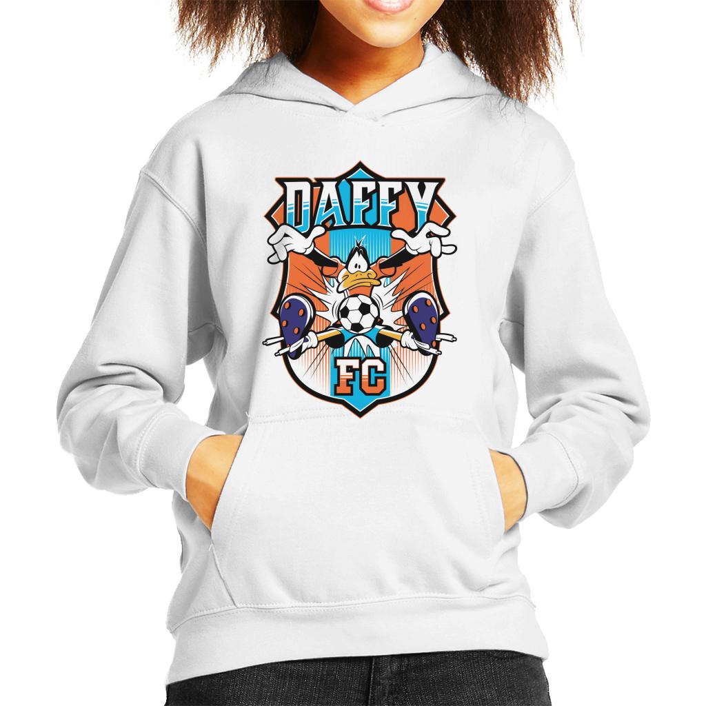 Looney Tunes Football Daffy FC Kid's Hooded Sweatshirt-ALL + EVERY