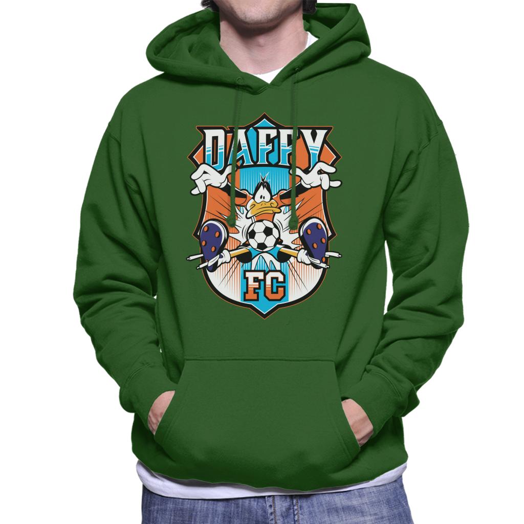 Looney Tunes Football Daffy FC Men's Hooded Sweatshirt-ALL + EVERY