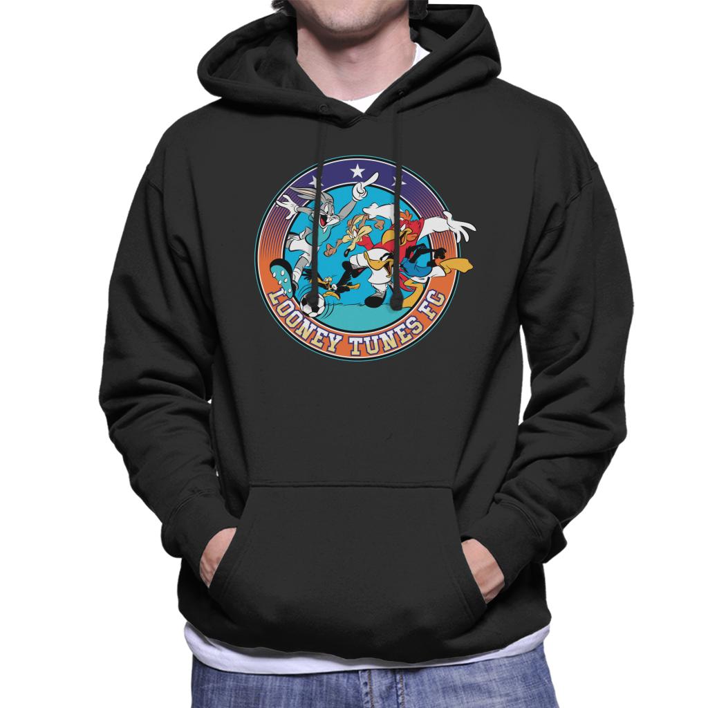 Looney Tunes Football FC Men's Hooded Sweatshirt-ALL + EVERY