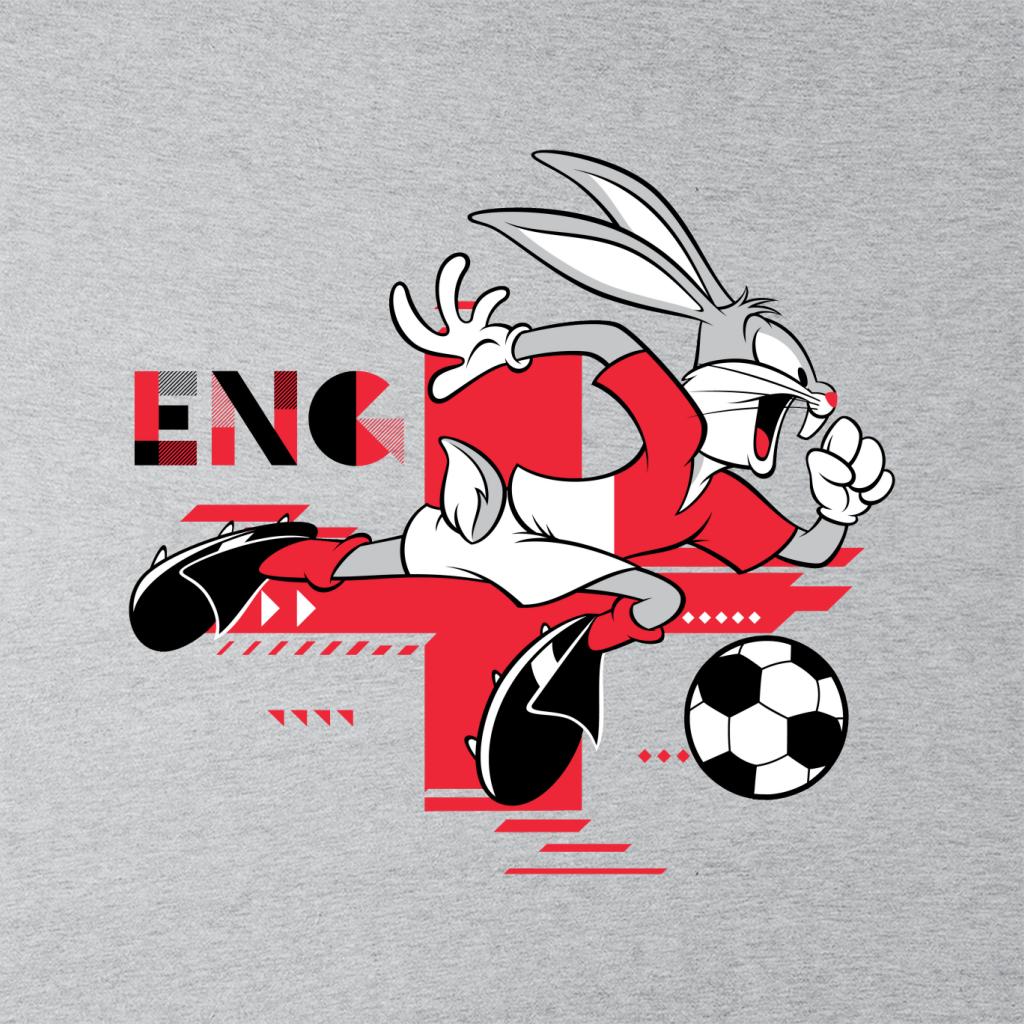 Looney Tunes Football Bugs Bunny Sprinting Women's Hooded Sweatshirt-ALL + EVERY