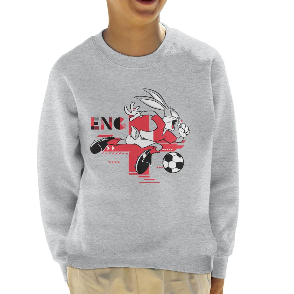 Looney Tunes Football Bugs Bunny Sprinting Kid's Sweatshirt-ALL + EVERY