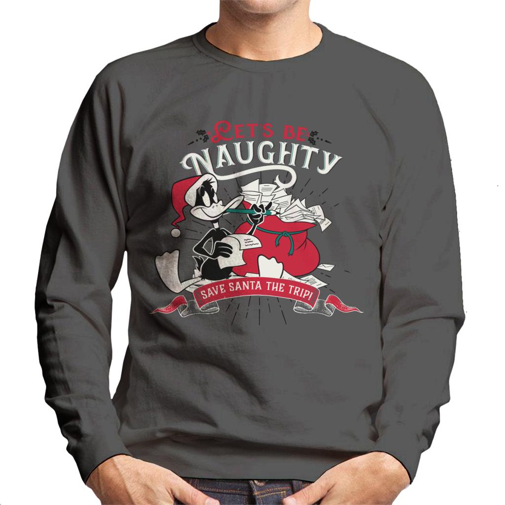 Looney Tunes Christmas Save Santa The Trip Men's Sweatshirt-ALL + EVERY