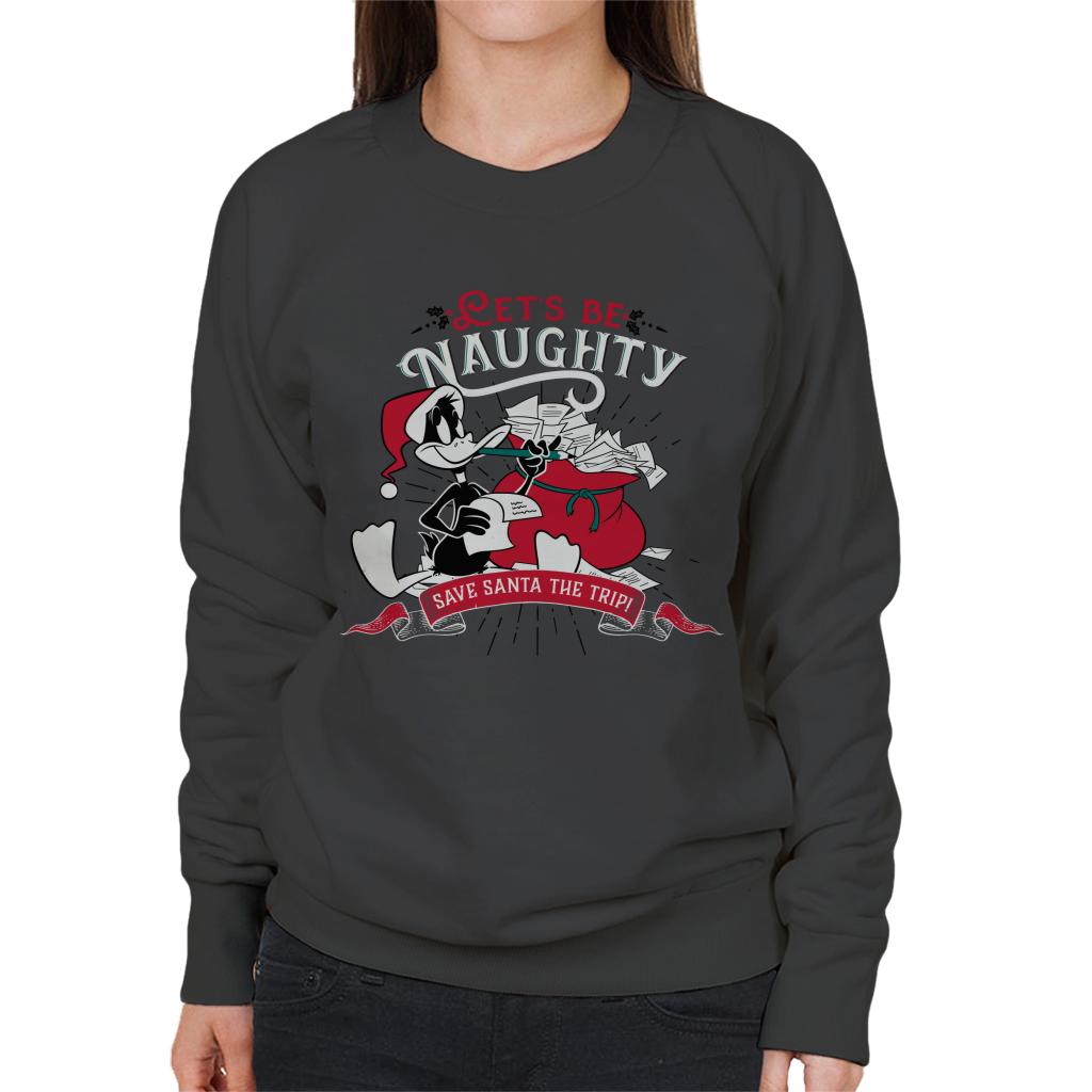 Looney Tunes Christmas Save Santa The Trip Women's Sweatshirt-ALL + EVERY