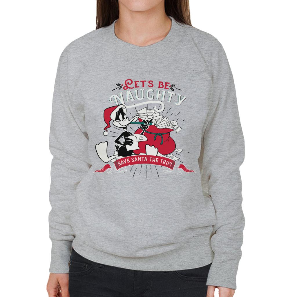 Looney Tunes Christmas Save Santa The Trip Women's Sweatshirt-ALL + EVERY