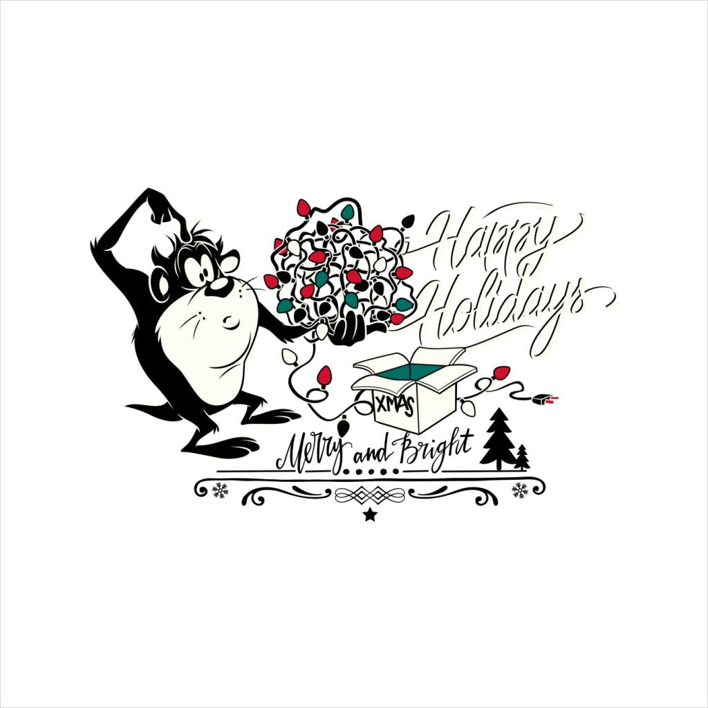 Looney Tunes Christmas Taz Happy Holiday Women's Sweatshirt-ALL + EVERY