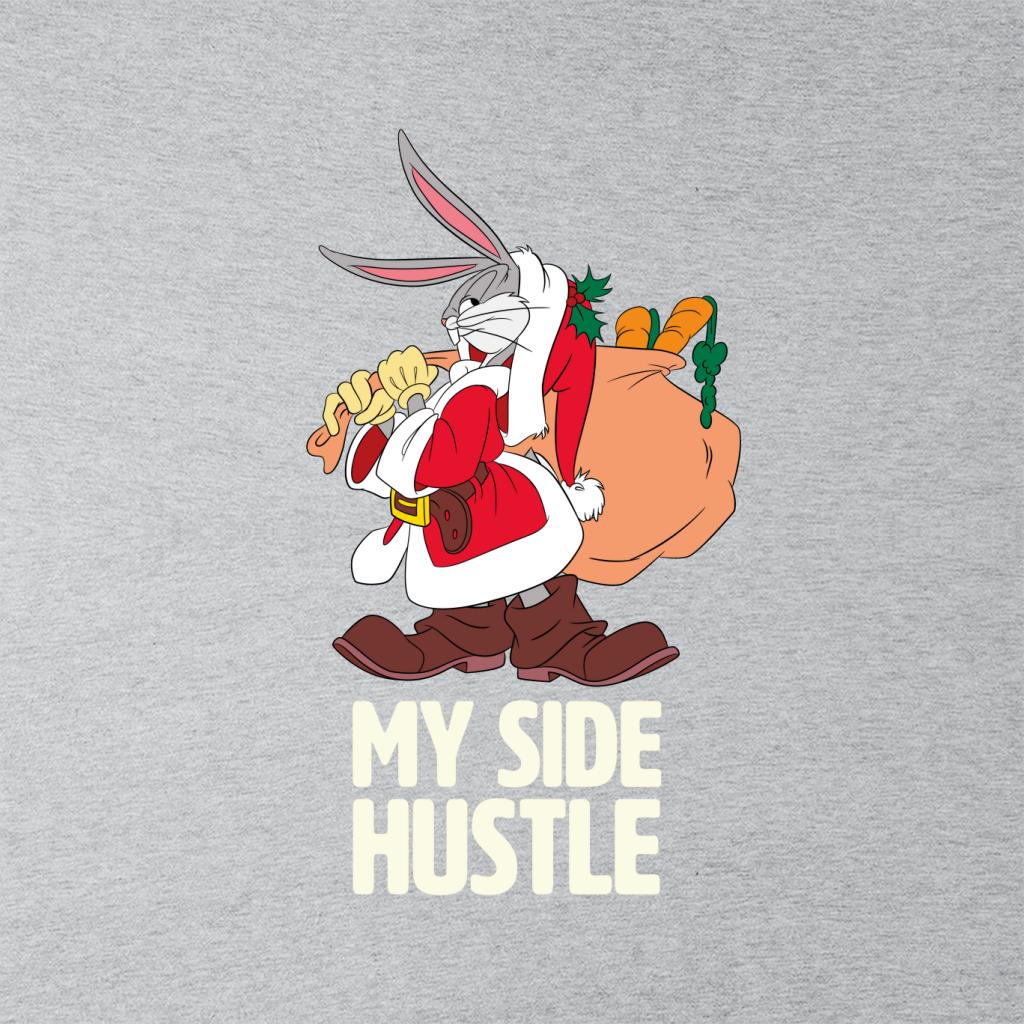 Looney Tunes Christmas Bugs Bunny My Side Hustle Men's T-Shirt-ALL + EVERY