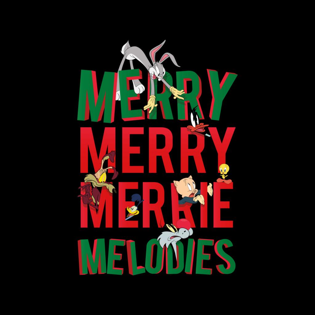 Looney Tunes Christmas Bugs Bunny Merry Melodies Men's T-Shirt-ALL + EVERY