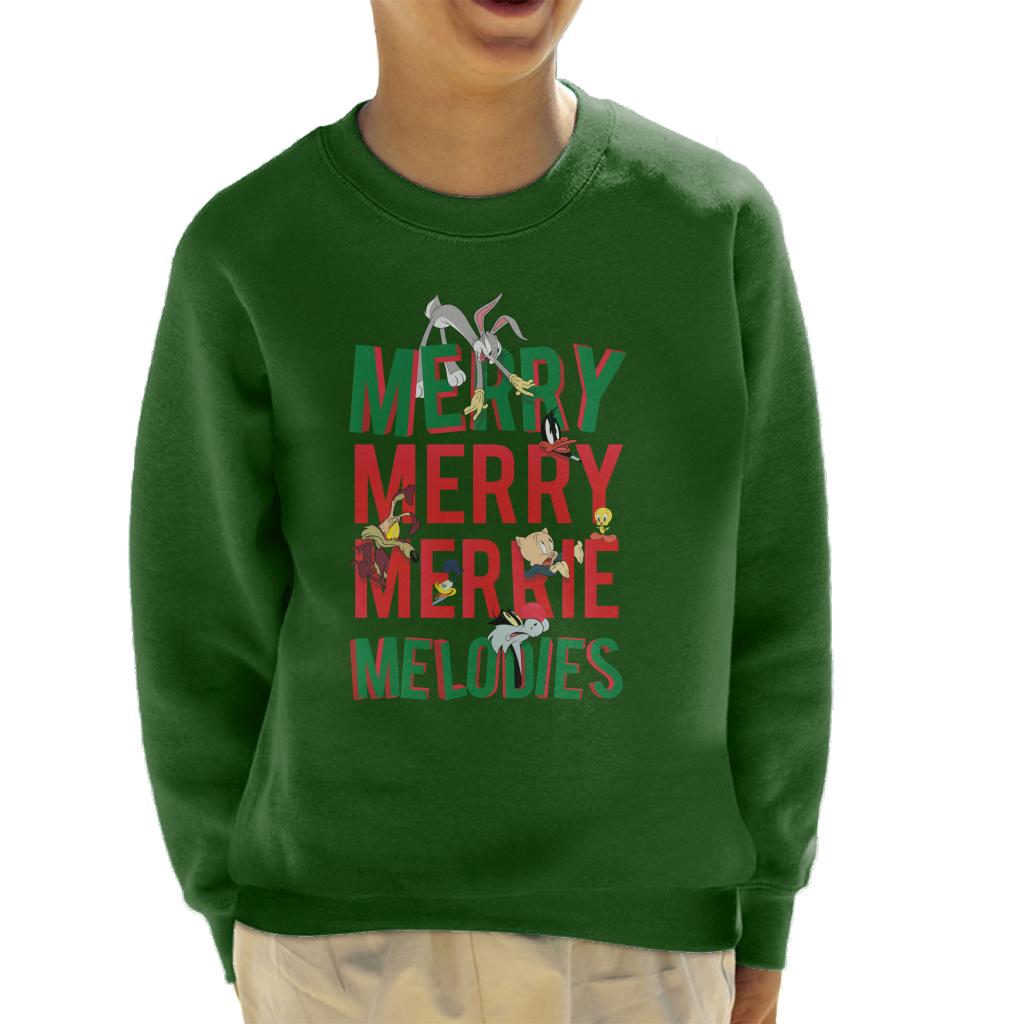 Looney Tunes Christmas Bugs Bunny Merry Melodies Kid's Sweatshirt-ALL + EVERY