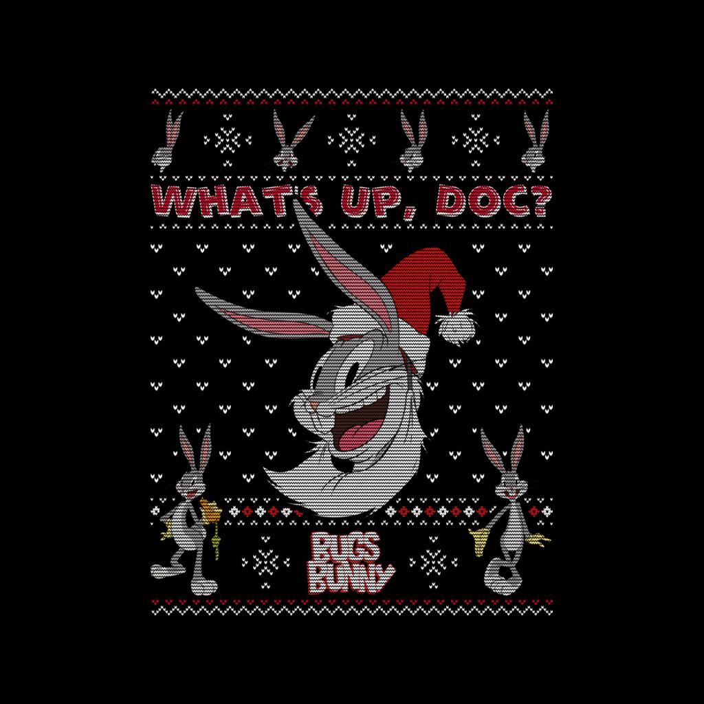 Looney Tunes Christmas Bugs Bunny What's Up Doc Men's T-Shirt-ALL + EVERY