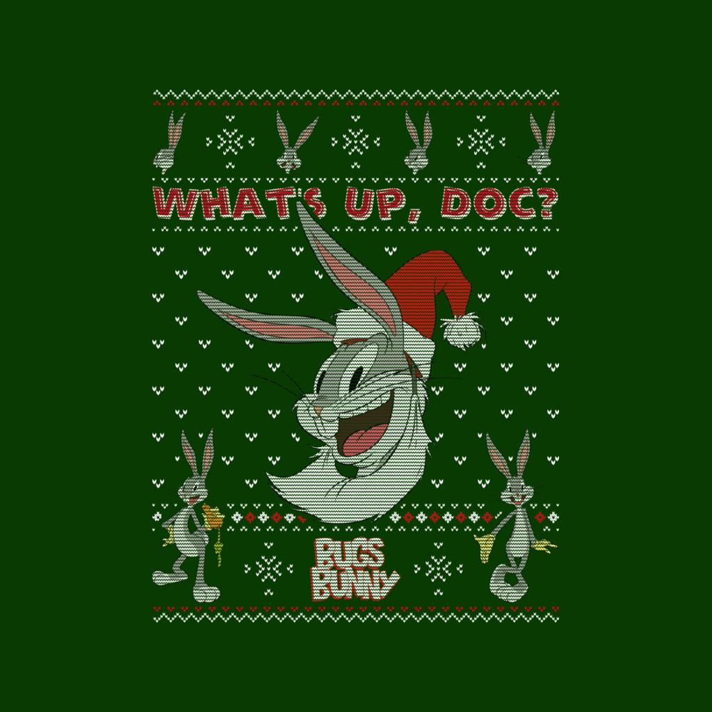 Looney Tunes Christmas Bugs Bunny What's Up Doc Kid's T-Shirt-ALL + EVERY